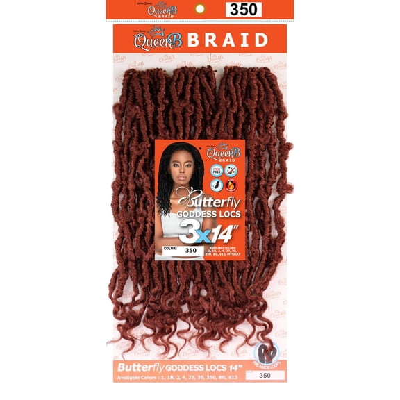 QueenB Butterfly Goddess Locs 14 Color #350
