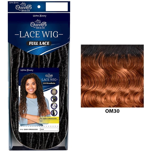 QueenB Braided Lace Wig - Dreadlocks OM30