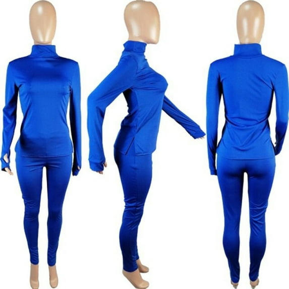 QueenLine 10 PCS Bulk Item Wholesale Lots Autumn Plus Size Tracksuit Women Sportswear Bodycon Two Piece Set Long Sleeve Slim Top and Pants Set