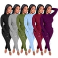 thumbnail image 1 of QueenLine 10 PCS Bulk Item Wholesale Lots Autumn Plus Size Tracksuit Women Sportswear Bodycon Two Piece Set Long Sleeve Slim Top and Pants Set, 1 of 2