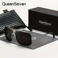 thumbnail image 1 of QueenSeven Unisex Polarized Full Frame Square Oversized Frame Sunglasses Driving Sunglasses, 1 of 4