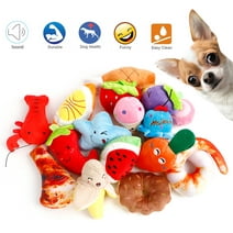 QueenTrade 16 Pcs Dog Toy Dog Chew Toy Dog Sound Toy Pet Plush Toys Chew and Tug Dog Toys