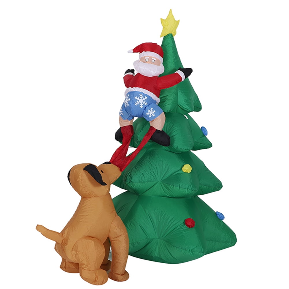 QueenTrade Christmas Inflatable 1.8M Inflatable Christmas Tree Model ...