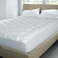 thumbnail image 1 of royal majesty dual action deluxe down-alternative stain-resistant deep-pocket mattress pad, 1 of 2