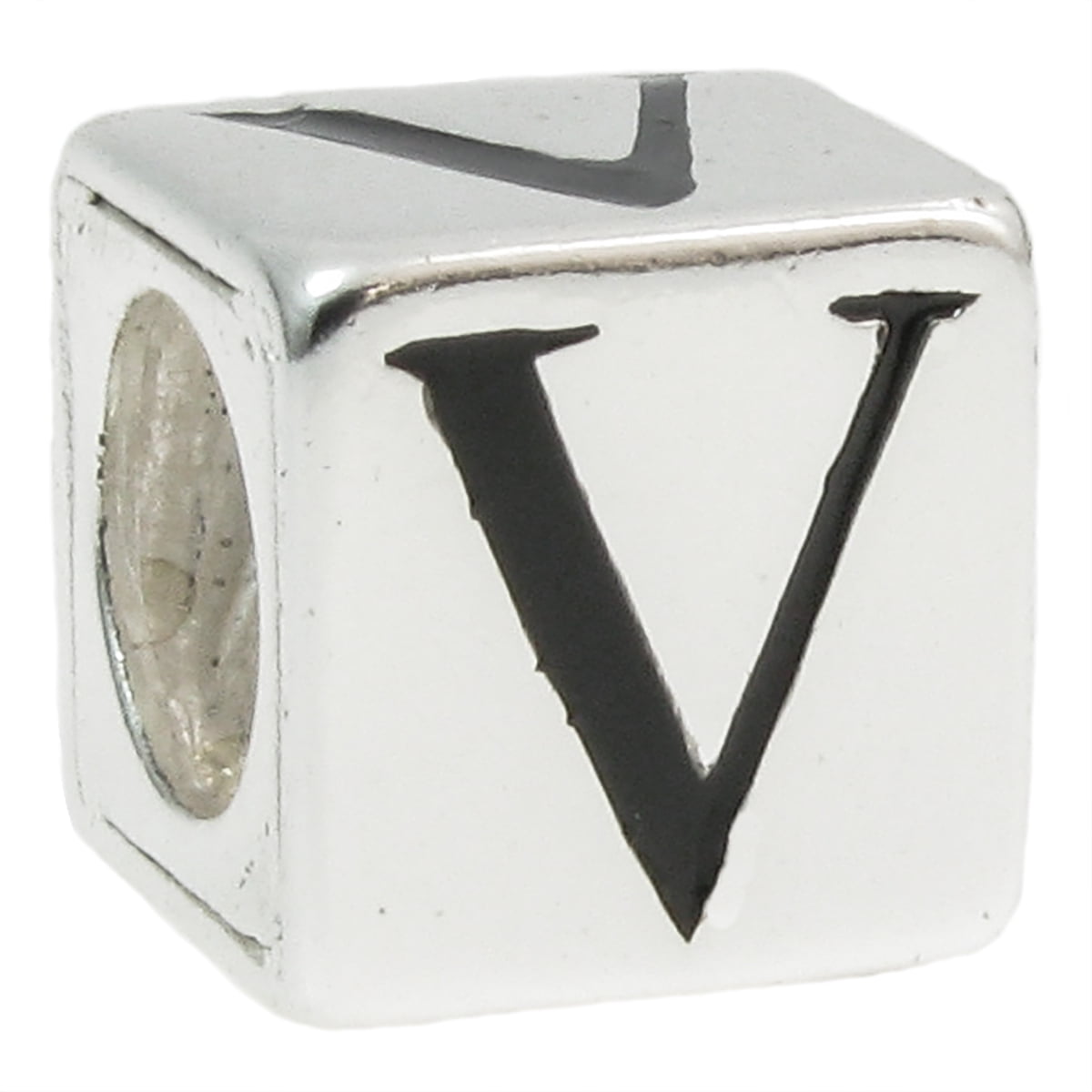 Queenberry Sterling Silver Football Helmet Charm – Enamel Bead For European Bracelets