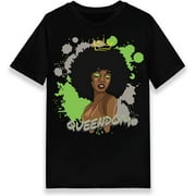 Queendom Unisex T-Shirt Match 5s Retro Green Bean