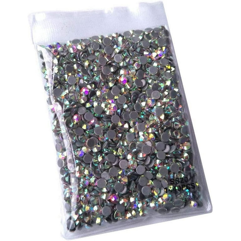 Bling World 4000 Pcs Crystal Hotfix Rhinestones, SS6 2mm Flatback Rhinestones, Glass Hotfix Crystal Stones for Decorate Your Clothes, Shoes Etc