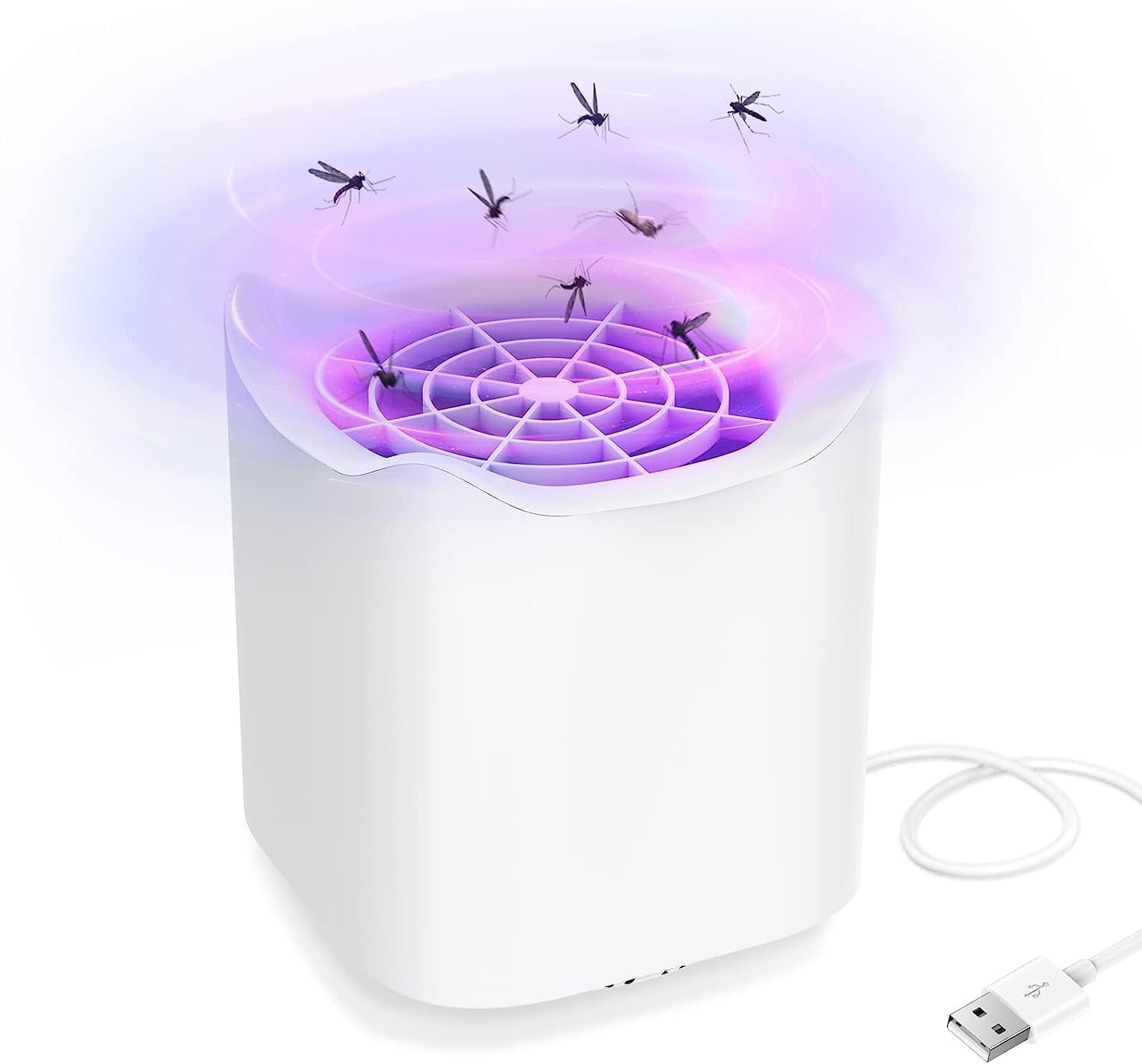 Queenmew Bug Zapper, Portable Electric Mosquito Zapper Insect Trap, USB