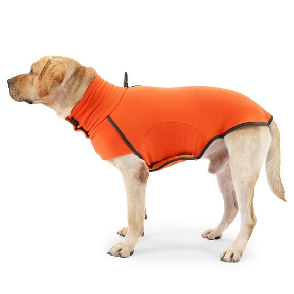 Queenmore Autumn and Winter New Pet Dog Clothes, Home Warm Pullover Dog Coat, Soft Turtleneck Fleece Jacket Cotton Coat Dog Sweater, Dog Vest Suitable for Medium and Large Dogs