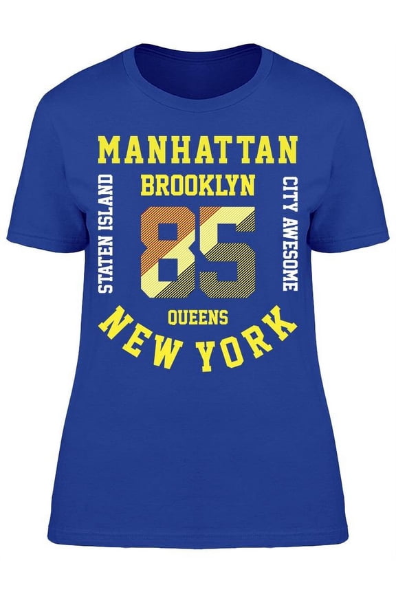 Queens 85 New York T-Shirt Women -Image by Shutterstock, Female Small