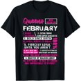 thumbnail image 1 of Queens Are Born In February T-shirt 10 Facts Funny Birthday T-Shirt, 1 of 3