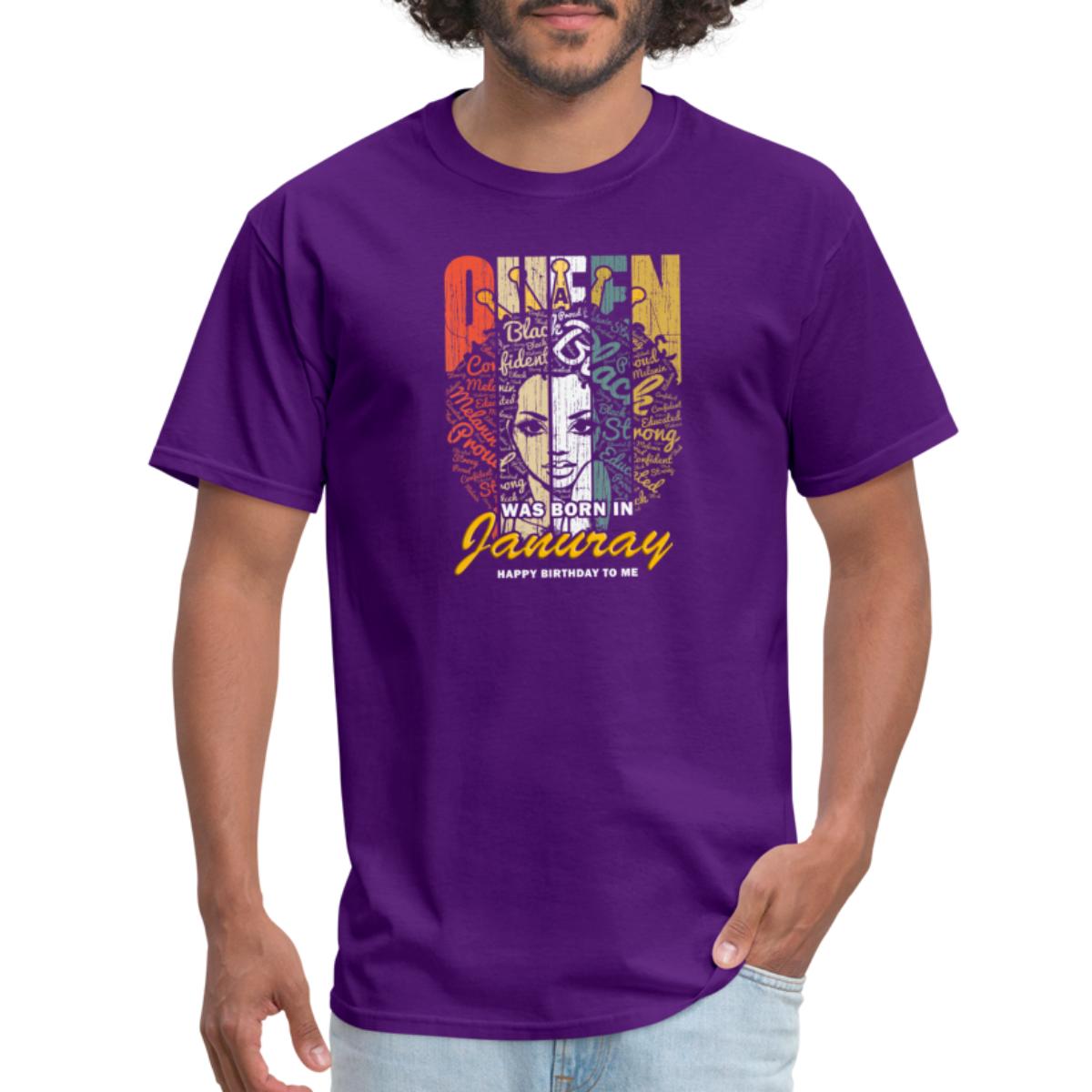 Queens Are Born In January Shirts For Women Unisex Men's Classic T