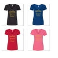 thumbnail image 1 of Queens Are Born In June Tiara V-neck Lady T-shirt Short Sleeve T-Shirt Soft and Comfy Shirt, Lightweight Shirt Black Birthday Tee Small, 1 of 3