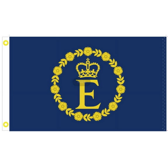 Queens Banner 3'x5' Flag 100D Queen Elizabeth UK Royal