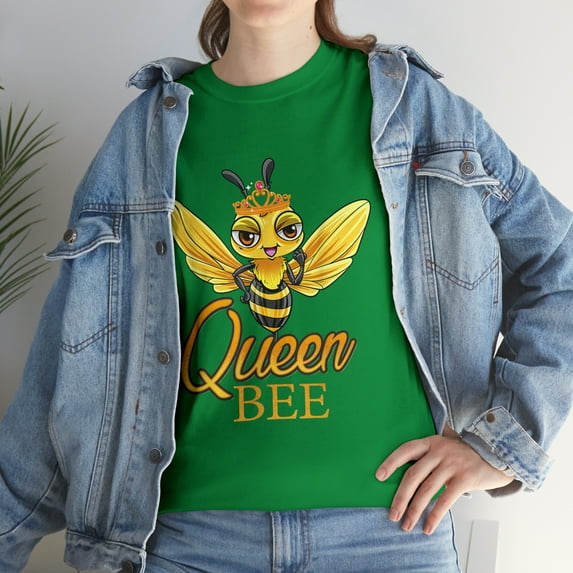Queens Bee Crown Cute Honey Bee Hive Beekeeping T-Shirt