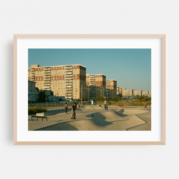 Queens New York Skyline Street Photography Poster Unframed Paper Print