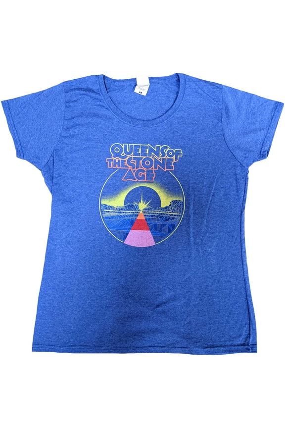 Queens Of The Stone Age Warp Planet Skinny Fit T Shirt
