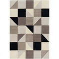 thumbnail image 1 of Queens QUN-2301 3' x 5' Rug Black/Light Gray/Cream/Medium Gray/Charcoal, 1 of 3