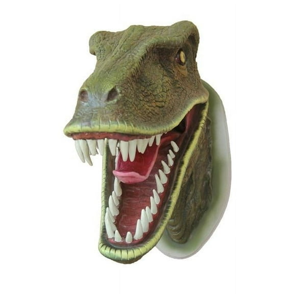 Queens of Christmas DINO-VLCRPTR-HD-MO 28 in. Velociraptor Head Wall Mount Figurine