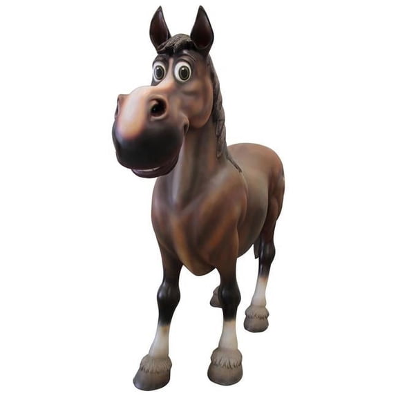 Queens of Christmas FNY-HORSE 6 ft. Comic Horse Figurine