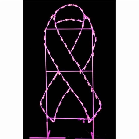 Queens of Christmas GM-RBN-06-PI 6 ft. Awareness Ribbons, Pink