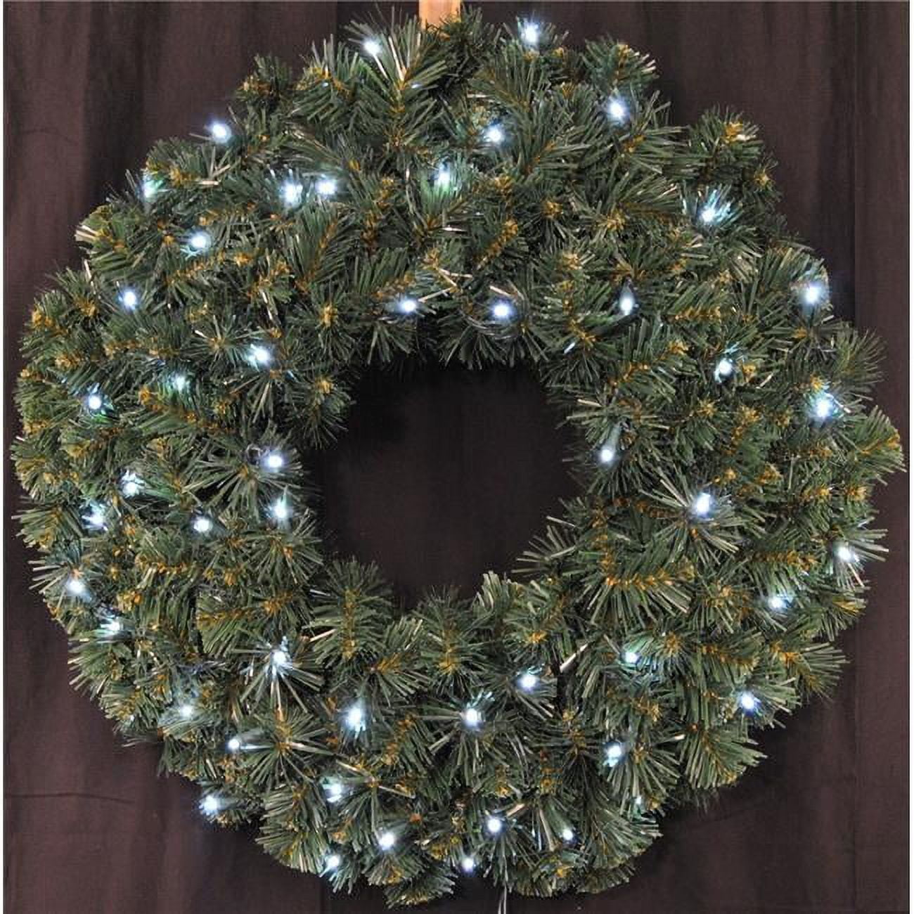 Queens of Christmas GWSQ-03-LCW-BAT 3 ft. Pre-Lit Battery Operated LED ...