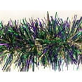 thumbnail image 1 of Queens of Christmas HP-GAR-MARDI-06 6 in. Stuffed Garland, Green, Gold & Purple - 20 ft. Long, 1 of 1