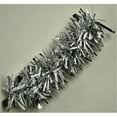 thumbnail image 1 of Queens of Christmas HP-GARST-WH/SLV-06 HP-GARST-WH/SLV-06 - 6'' White and Silver mylar stuffed garland, 1 of 1