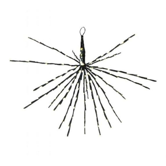 Queens of Christmas LED-PRSTR-WW-12BR 12 in. LED Protostars Warm White & Brown Tree