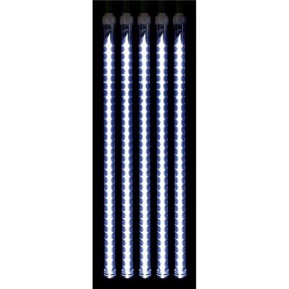 Queens of Christmas LED-SFTUBE-BL-24-5PK 24 in. LED Strobe Snowfall Tube Lights - Blue - Pack of 5