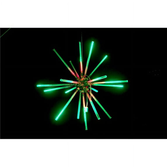 Queens of Christmas LED-SPT-REGR-24 24 in. Animated LED Starburst, Red & Green