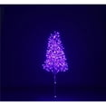 thumbnail image 1 of Queens of Christmas LED-TR3D04-LPU 4 ft. Purple Starburst LED Tree, 1 of 1
