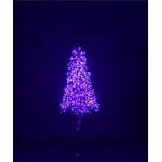5 Purple Starburst LED Tree