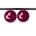 thumbnail image 1 of Queens of Christmas ORN-BLKS-200-PI-2PK 8 in. Shiny Ball Ornament with Wire & UV Coating, Pink - Pack of 2, 1 of 1