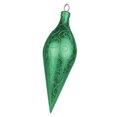 thumbnail image 1 of Queens of Christmas ORN-FIN-A-16-GR 16 in. Finial Ornament with Glitter Swirl, Green, 1 of 1