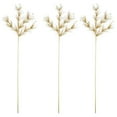 thumbnail image 1 of Queens of Christmas PCKA36-4PN-GO-3PK 36 in. 4 Pine Cone Pick for Christmas Decoration, Gold - Pack of 3, 1 of 1