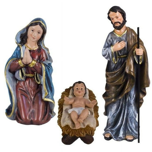 Queens of Christmas QC-NAT-08-HF 8 in. Holy Family Nativity Set - 3 Piece