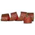 thumbnail image 1 of Queens of Christmas RBN-19424-RE-2PK 2.5 in. Wide 10 yards Ribbons, Red - Pack of 2, 1 of 1