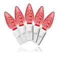 thumbnail image 1 of Queens of Christmas S-35C6RE-4W 35 Count C6 Red Decorative LED Light on white Wire 4 in. Spacing, 1 of 1
