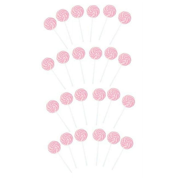 Queens of Christmas WL-CNDY-LOLLI-PI 3 ft. Pink Swirl Lollipop