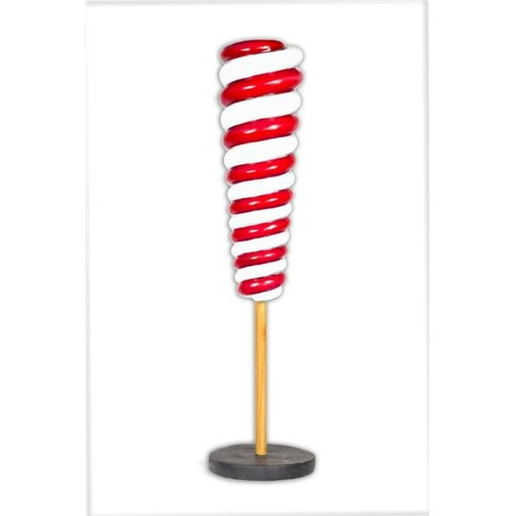 Queens of Christmas WL-CNDYTR-CN-MINI-REWH Mini Upside Down Candy Cone Tree, Red & White