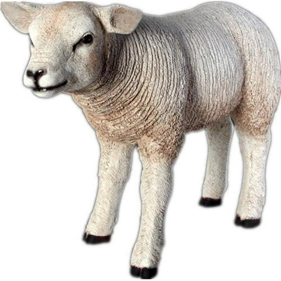 Queens of Christmas WL-LLSHE-HU Life Size Sheep with Head Up