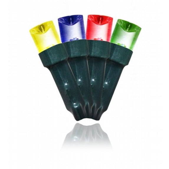 Queens of Christmas WL-SB200-5M Solar Powered 200 LED Multi Lights