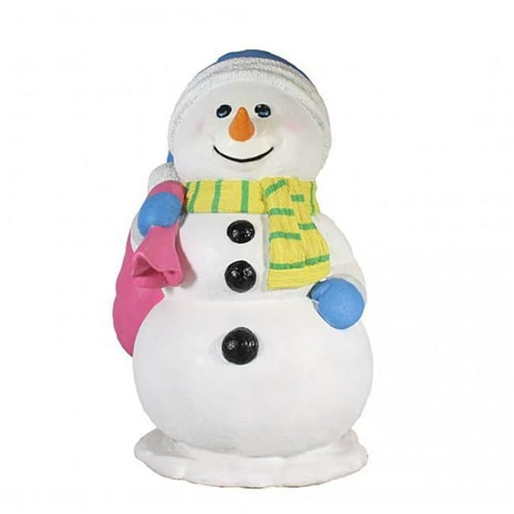 Queens of Christmas WL-SNMN-SACK-PI-05 5 ft. Snowman with Pink Sack