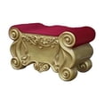 thumbnail image 1 of Queens of Christmas WL-THRN-SNTA-FTRS-FBR Velvet Plush Santa Foot Rest, 1 of 1