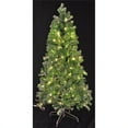 thumbnail image 1 of Queens of Christmas WL-TTR-06-GR/SLV-LWW 6 ft. Tinsel Pre-Lit Christmas Tree with Warm White LED - Green and Silver, 1 of 1