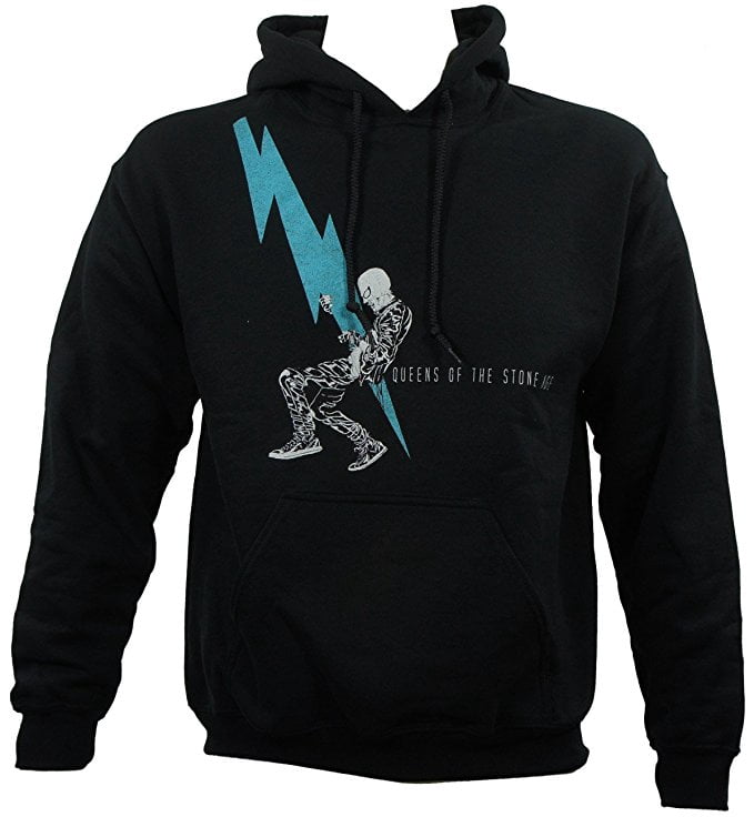 Queens of the Stone Age Lightning Dude Pullover Hoodie Sweatshirt -  Walmart.com
