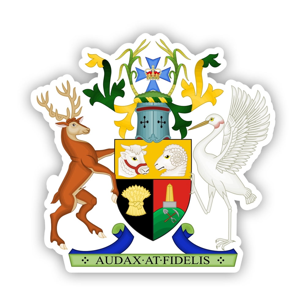 Queensland Coat of arms Sticker Decal Self Adhesive Vinyl