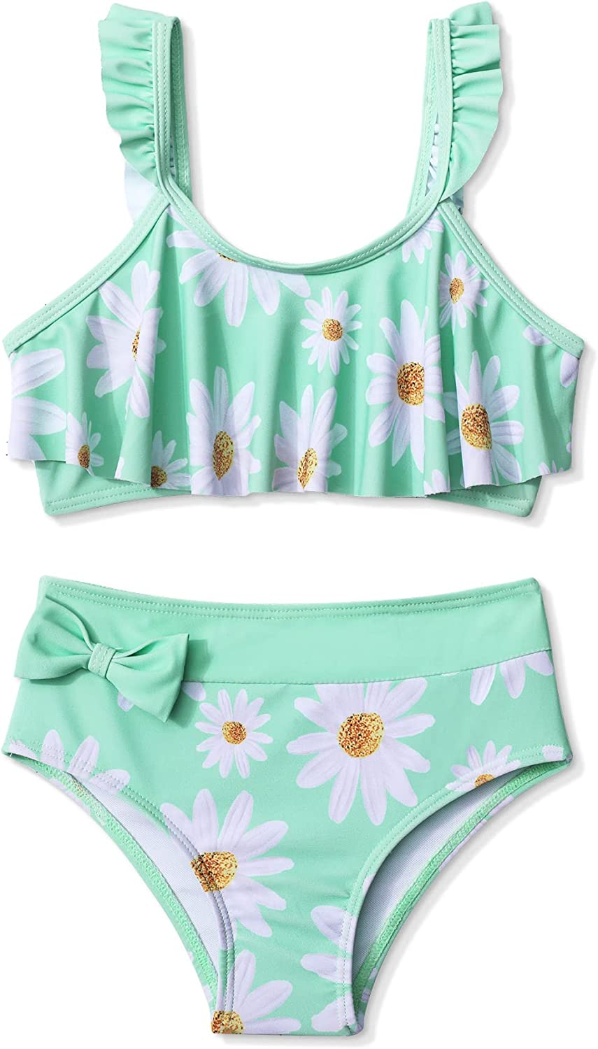 TCP Baby Girls Teal Polka Dot Tiny Ruffle Bikini – 6, 9, 12 Months NEW