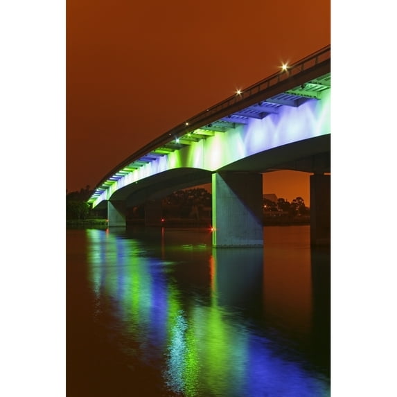 Queensway Bridge, California, Usa Poster Print (12 x 19)
